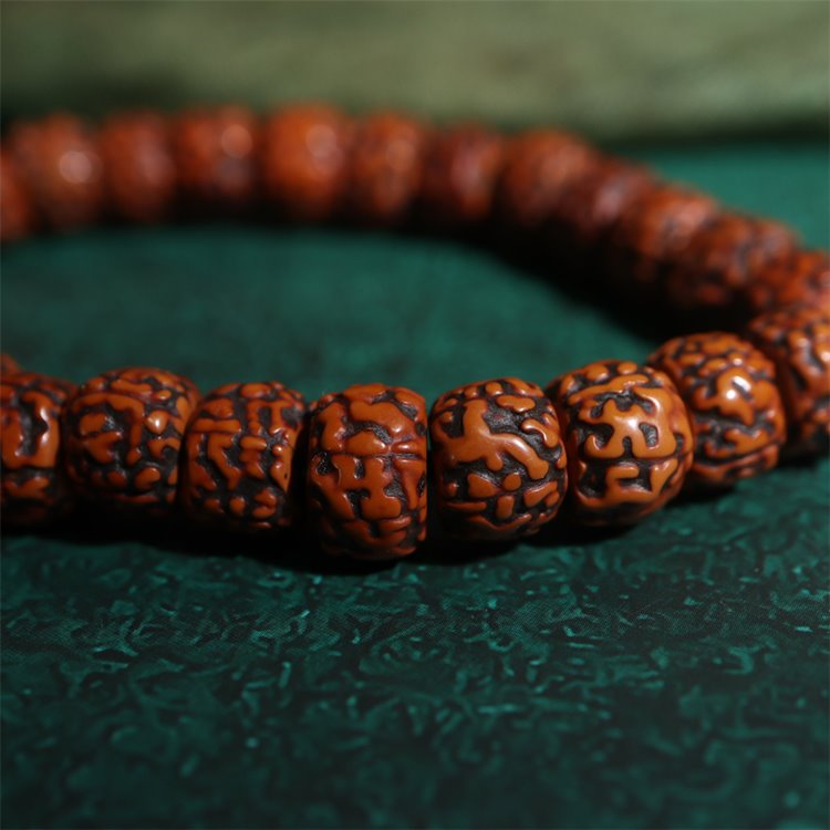 Antique Tibetan Rudraksha Mala