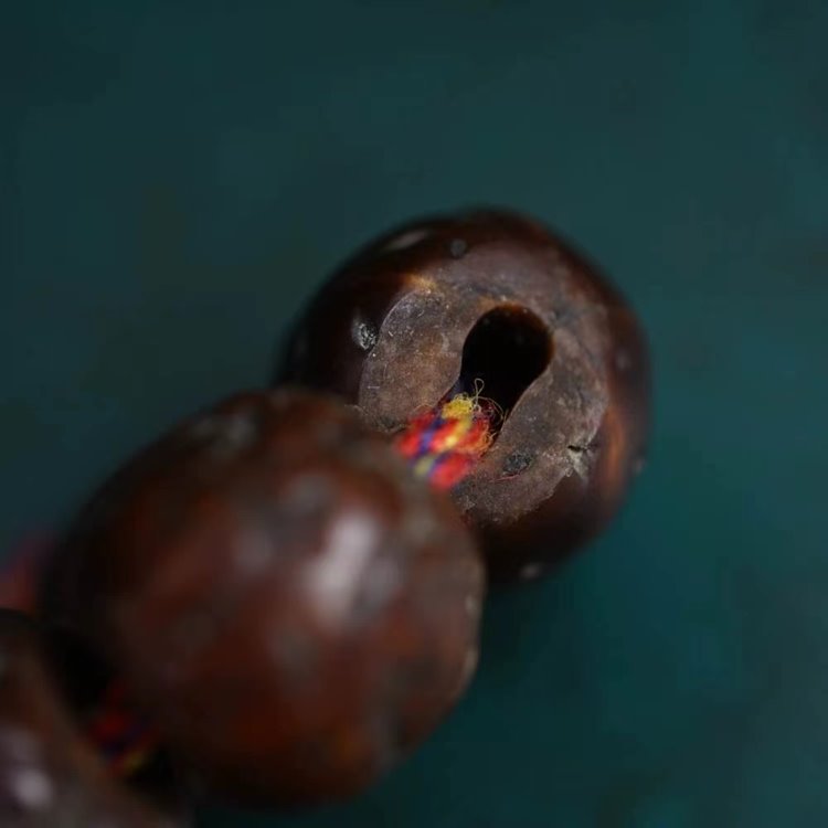 Antique Tibetan Small Rudraksha Mala Bracelet