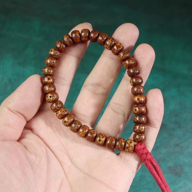 Antique Traditional Tibetan Star Moon Bodhi Seed Mala