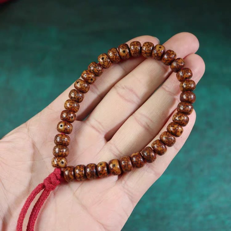 Antique Traditional Tibetan Star Moon Bodhi Seed Mala