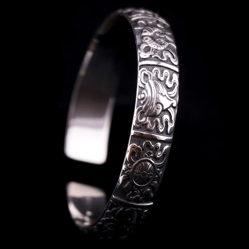 Ashtamangala Buddhist Spiritual Bracelet