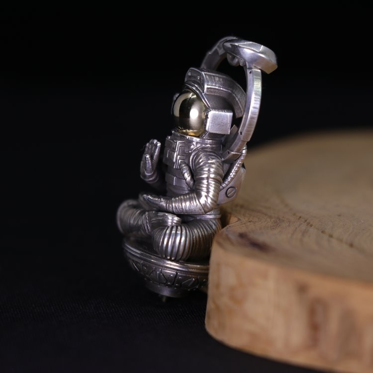 Astronaut in Meditation Pendant