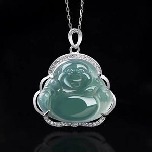 Authentic Jade Buddha Necklace