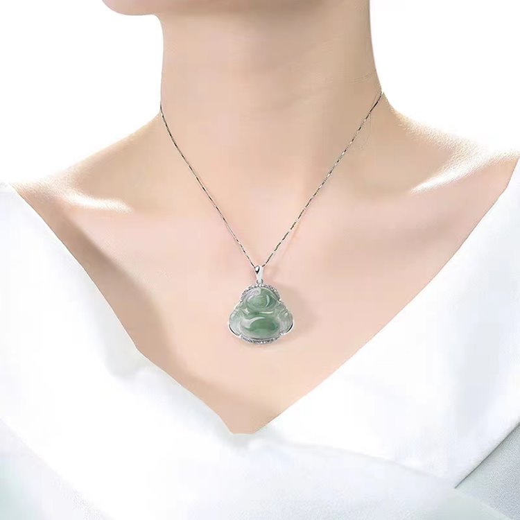 Authentic Jade Buddha Pendant