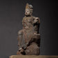 Distressed Royal Ease Quan Yin Wood Statue
