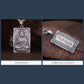 Framed Silver Buddha Pendant