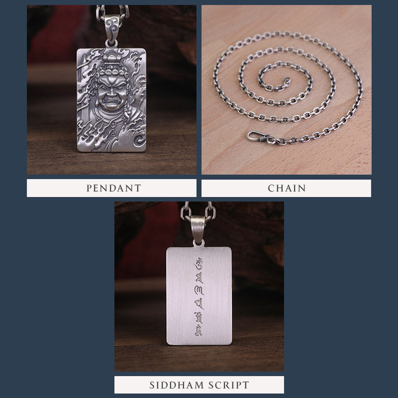 Framed Frightening Demons Acala Necklace
