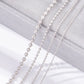 Bead Chain Necklace Spring Ring Clasp 2mm