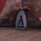 Black Jade Buddha Pendant