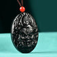 Black Jade Mahakala Pendant