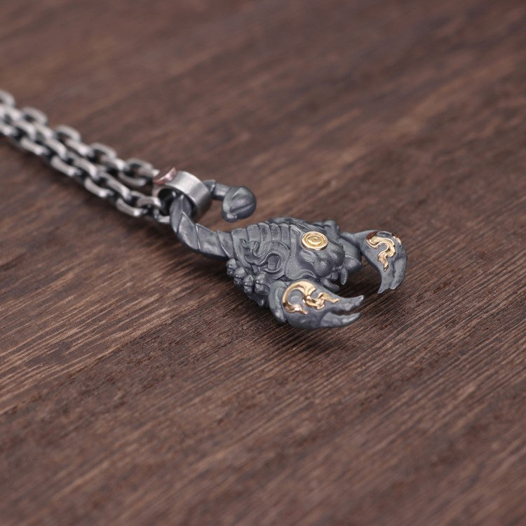 Orecchini Gotici 3D A Forma Di Scorpione Nero, Stile A Spillo, 1 Paio Con Sacchetto Regalo Omaggio - Foto 5