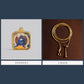 Square-Framed Black Jambala Thangka Pendant
