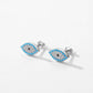 Blue Evil Eye Earrings