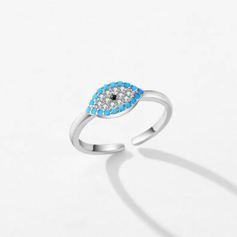 Blue Evil Eye Ring