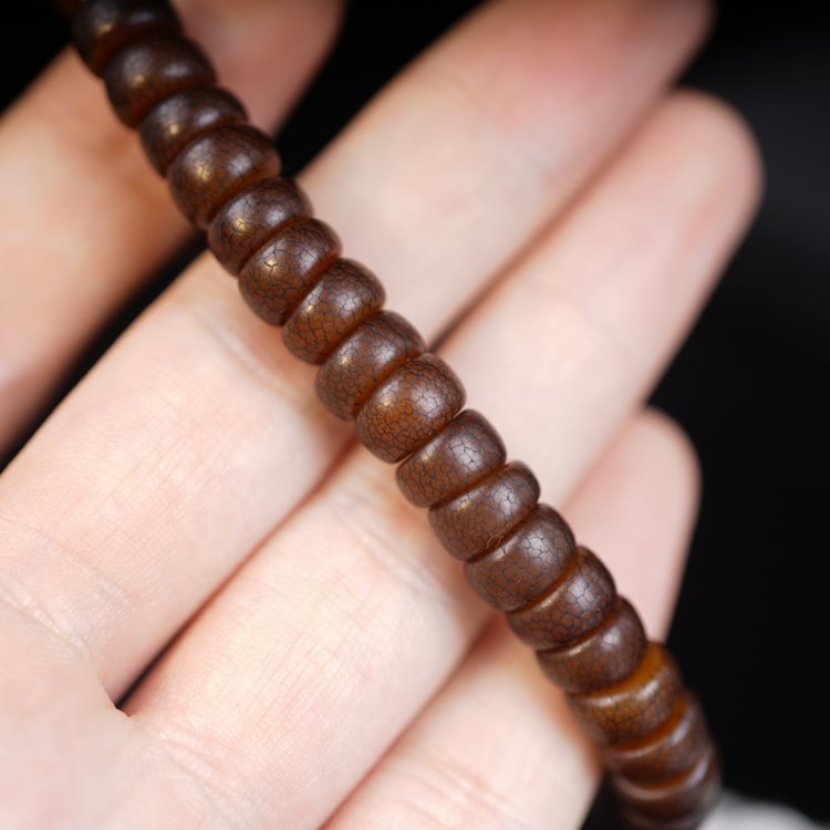 Bodhi Root Tiger Teeth Dzi Tibetan Beads Mala