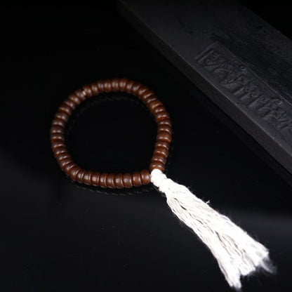 Bodhi Root Tiger Teeth Dzi Tibetan Beads Mala