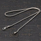 Braided Chain Necklace Lobster Clasp 2.5mm