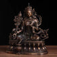 Brass Green Tara Statue