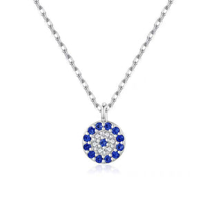 CZ Evil Eye Necklace