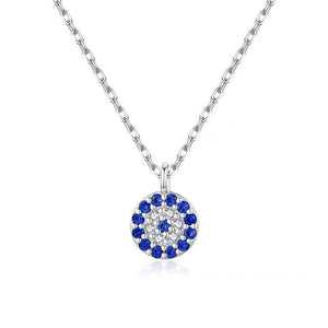 CZ Evil Eye Necklace