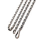 Cable Chain Necklace Hook and Eye Clasp 4.3mm-Mantrapiece