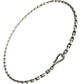 Cable Chain Necklace Hook and Eye Clasp 4mm