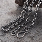 Cable Chain Necklace Hook and Eye Clasp 5mm