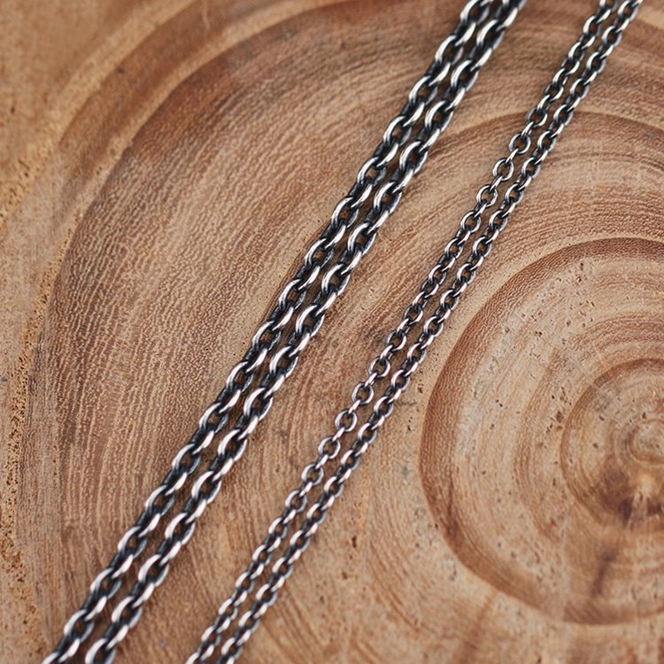 Cable Chain Necklace Lobster Clasp 2mm