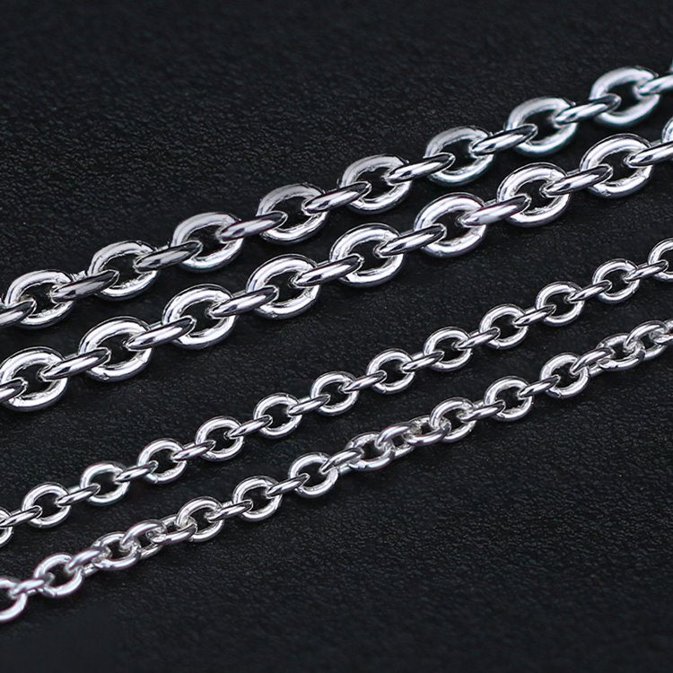 Cable Chain Necklace Lobster Clasp 2mm