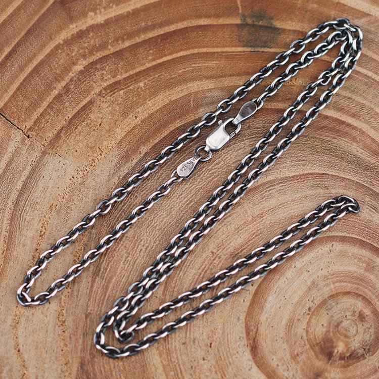 Cable Chain Necklace Lobster Clasp 2mm-Mantrapiece