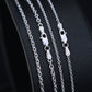 Cable Chain Necklace Lobster Clasp 3mm