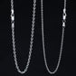 Cable Chain Necklace Lobster Clasp 3mm