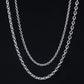 Cable Chain Necklace Lobster Clasp 3mm