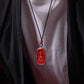 Cinnabar Red Buddha Pendant