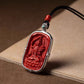 Cinnabar Red Buddha Pendant