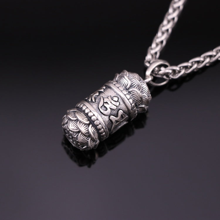 Compassion Mantra Silver Buddha Locket Gau