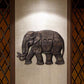 Wood Elephant Wall Art