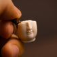 Contemporary Half-Buddha Face Mammoth Tusk Pendant