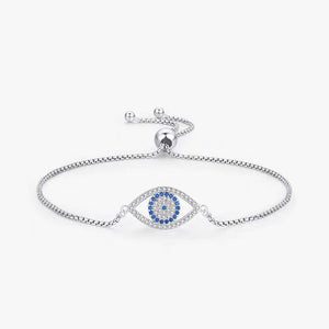 Cubic Zirconia Evil Eye Bracelet