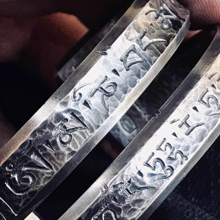 Custom Mani Mantra Buddha Bracelet for Men