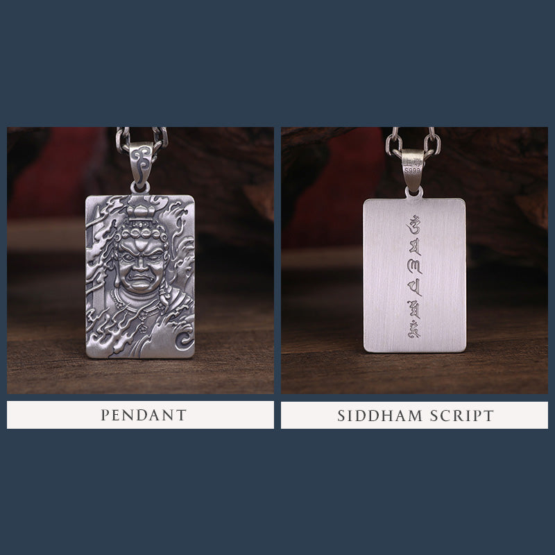 Framed Frightening Demons Acala Necklace