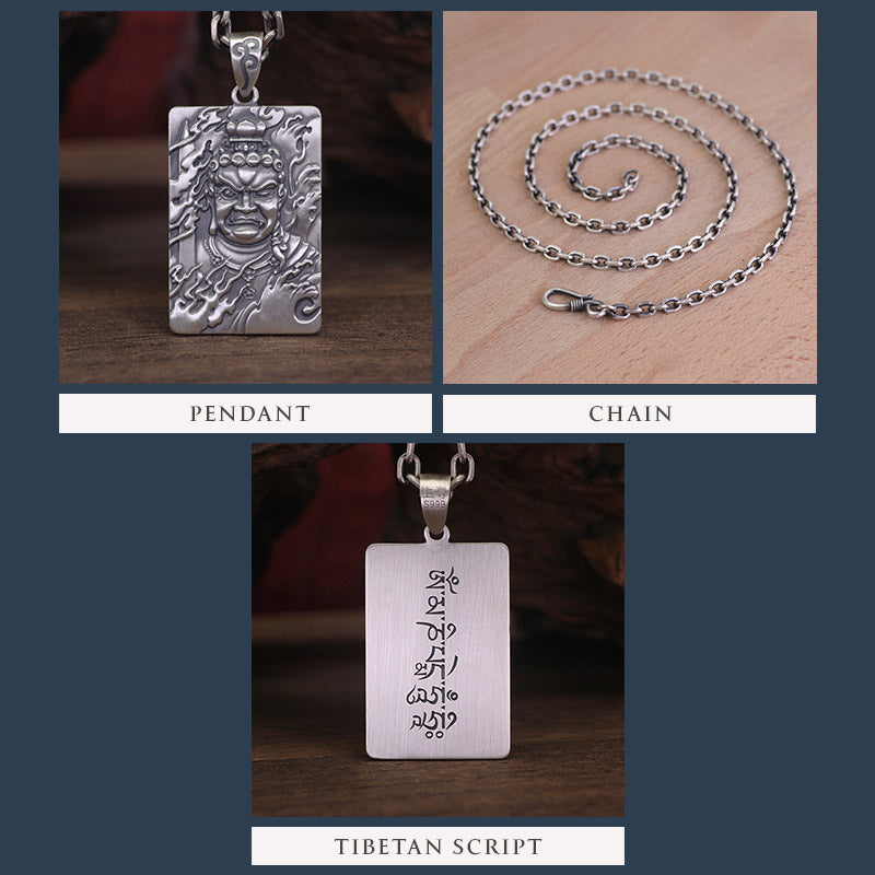Framed Frightening Demons Acala Necklace