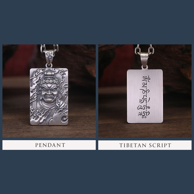 Framed Frightening Demons Acala Necklace
