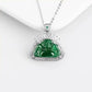 Diamond Jade Buddha Pendant