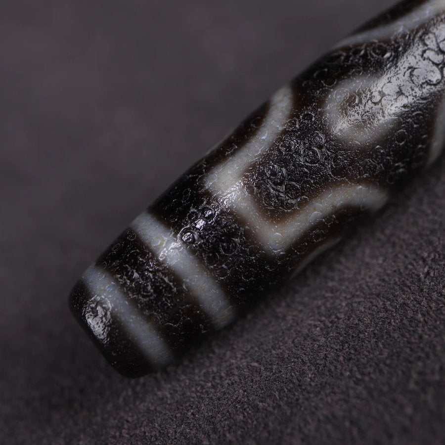 Discerning Emptiness Through Form 6 Eye Dzi Bead