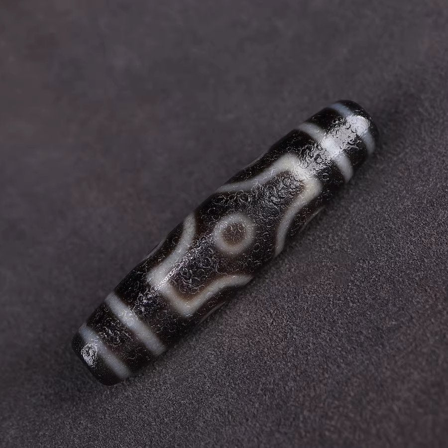 Discerning Emptiness Through Form 6 Eye Dzi Bead