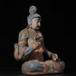 Distressed Wooden Buddha Statue