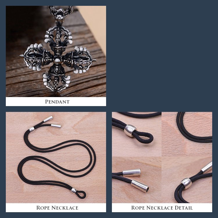 Double Vajra Pendant