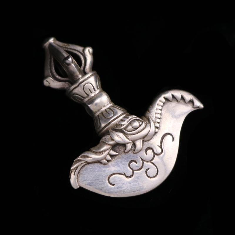Dorje Pendant - Phurba Pendant - 925 Sterling Silver - Mantrapiece.com