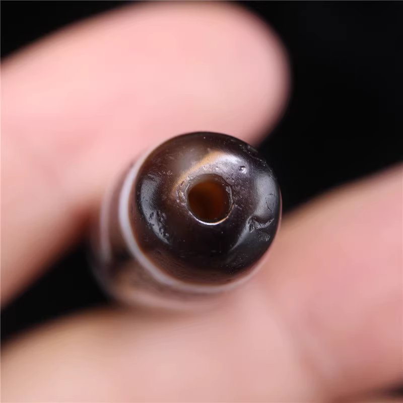 Energies of Skillful Means Talisman 4 Eye Dzi Bead